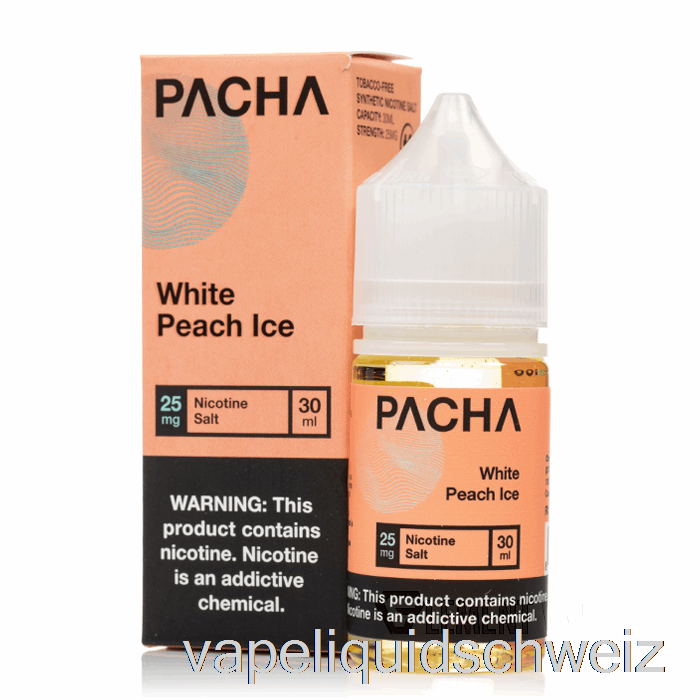 Weißes Pfirsicheis - Pacha-Salze - 30 Ml 25 Mg Vape Schweiz